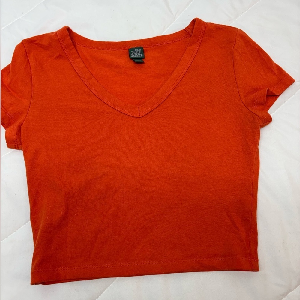 Wild Fable Vivid Orange Woman’s Crop Top size XS